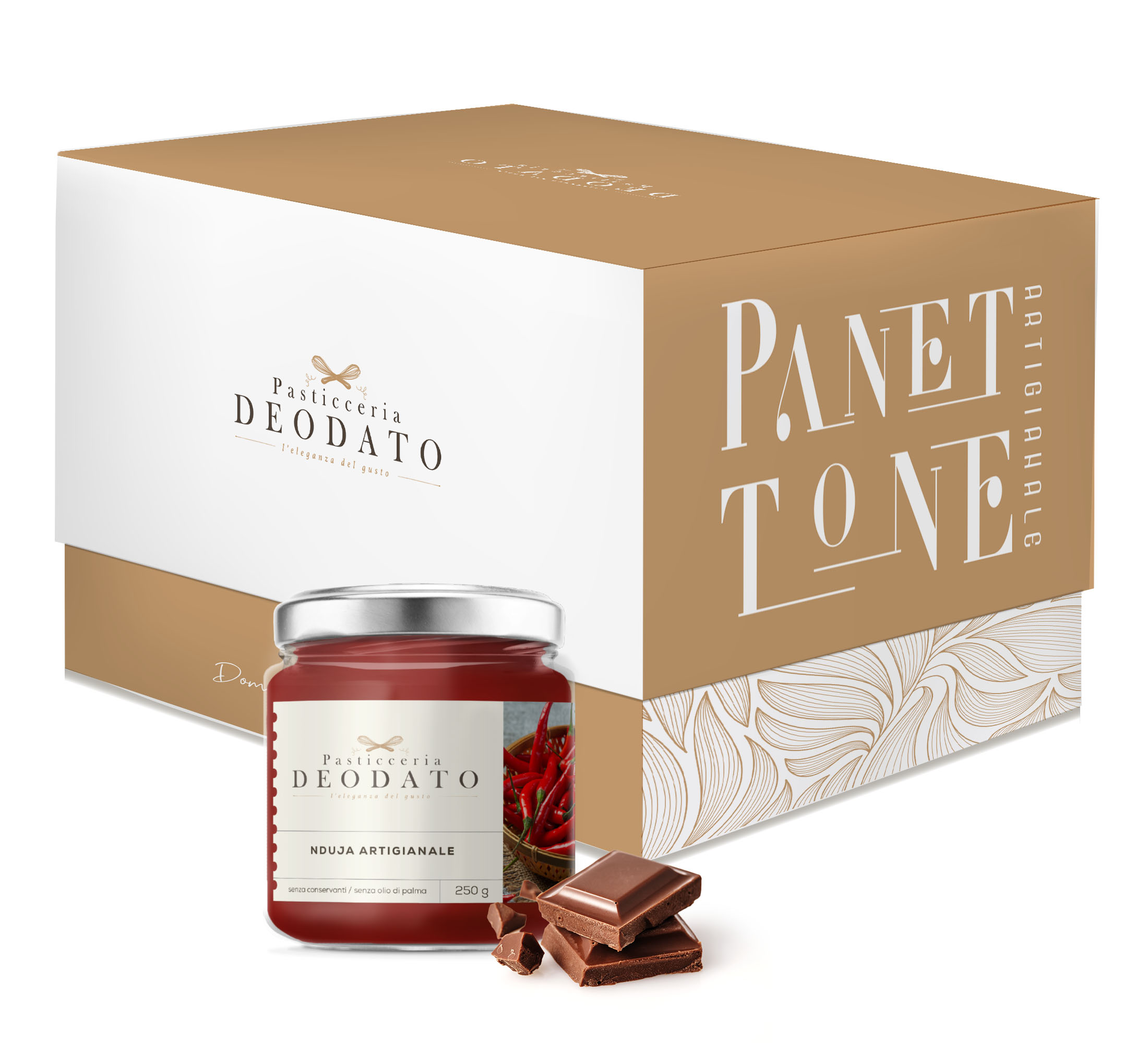 Panettone Nduja e Cioccolato